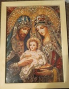 Obraz recznie wykonany metodą "Haftu diamentowego "