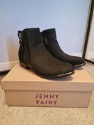 Botki damskie czarne r.36