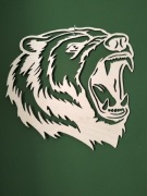 Dekoracja dekor niedźwiedź sklejka 4 mm 