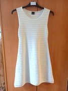 Sukienka na ramiączkach Pinko M biała na jesień zime