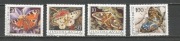 Jugosławia 1986 Mi 2171-2174 motyle**czyste