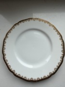 6 talerzy deserowych Hutschenreuther – porcelana, Niemcy, złocenia