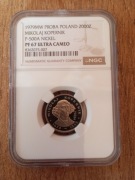Próba nikiel NGC MS 67 Ultra CAMEO Kopernik 1979