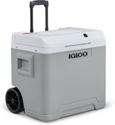 Igloo Lodówka turystyczna IE42 42l 12V 230V szara z kółkami po-zwrocie