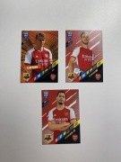 Zestaw trzech kart Arsenal panini Adrenalyn Xl 2024