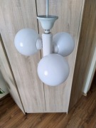 Żyrandol 3 kule biały 