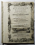 Agli Illustrissimi... - starodruk, Macerata 1781 - grafiki, znak wodny