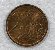 Moneta 2 EURO CENT 2001 Espana Hiszpania 