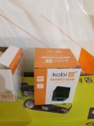 Oprawa lampa Kobi AQUARIUS SQUARE czarna IP44 GU10
