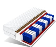 Materac HOME PLUS 100x200 pocket 9 stref kokos 