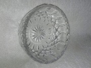 Miseczka, salaterka kryształowa - słońce na dnie 