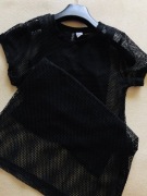 Krótka czarna sukienka H&M 32