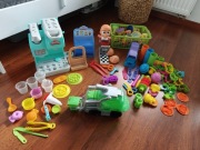 Wielki zestaw Play-doh ciastolina Kilka zestawów i ciastolina