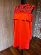 Sukienka wizytowa czerwona