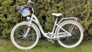 Rower holenderski miejski 28" Damka siedzenie koszyk