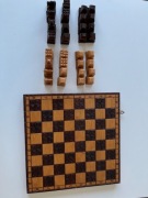 Szachy drewniane 39 x 39 cm
