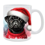 KUBEK Z PSEM Mops - PREZENT, PERSONALIZOWANY, 24HWYS