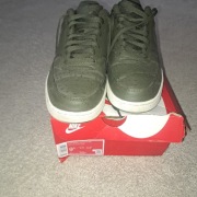 nike court vision low next nature w kolorze zielony