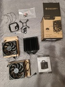 Chłodzenie CPU ENDORFY Fera 5 Black  2 x Fluctus  120 PWM