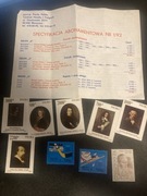 Znaczki polskie 1992