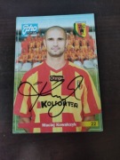 Autograf Maciej Kowalczyk Korona Kielce 