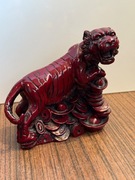 TYGRYS Ładna stara figurka 