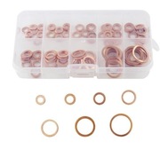 ZESTAW MIEDZIANE PODKŁADKI MIX PUDEŁKO 200 SZT