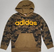 Wr) Adidas Oryginalna bluza dziecięca kaptur Roz.148cm 