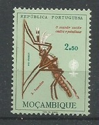 Mozambik 1962 Mi 483 walka z malarią, owady, komar**czyste