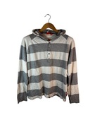 Bluza z kapturem Hugo Boss szara paski XXL