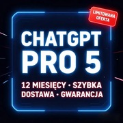 ChatGPT Plus 12 miesięcy | Szybki dostęp do najnowszego AI GPT-5
