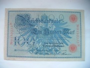Banknot Niemcy - 100 Marek 1908 r.