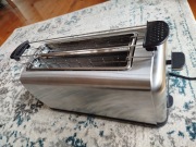 Duży Toster PRINCESS na 4 tosty stal nierdzewna