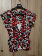 Podwójna bluzka wiosna lato kwiaty Per Una