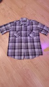 Koszula męska w kratę, XXL, krótki rękaw