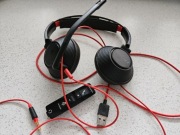 Plantronics Blackwire C5220 USB-A + jack 3,5 - słuchawki jak nowe
