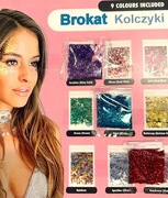 Zasyp - Wsad  Brokat - kolczyki