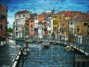 Wenecja, 80x65cm, olej na płótnie