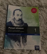 książka język polski ponad słowami 1 cz.1 i 2