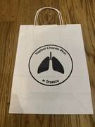 Torba reklamowa Szpital Chorób Płuc w Orzeszu  papierowa, do kolekcji