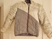 Kurtka przejściowa 4F unisex srebrno szara 122