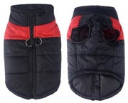 Zimowa kurtka dla psa, CZERWONA - rozmiar S