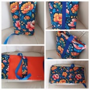 Nowy etui otulacz okładka na książkę uniwersalna handmade