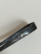 Szczypce platerowane srebrem do kostek cukru 