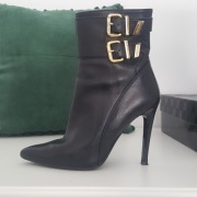 Badura botki czarne 36 skóra naturalna