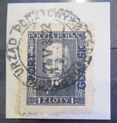 Port Gdańsk Znaczek opłaty z pionowym nadrukiem Fi 22  gw. Jendroszek