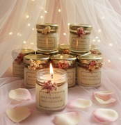 Mini świeczki sojowe 40 ml  Podziękowania dla gości 