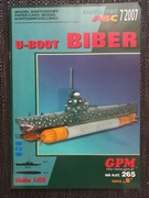Model Kartonowy GPM 265 U-boot Biber