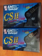 BASF II Chrome Super 90 EMTEC kasety magnetofonowa (1 sztuka) nowe 