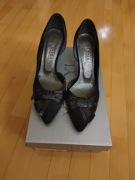 Czółenka damskie Kotyl roz. 36 czarne nowe SKÓRA